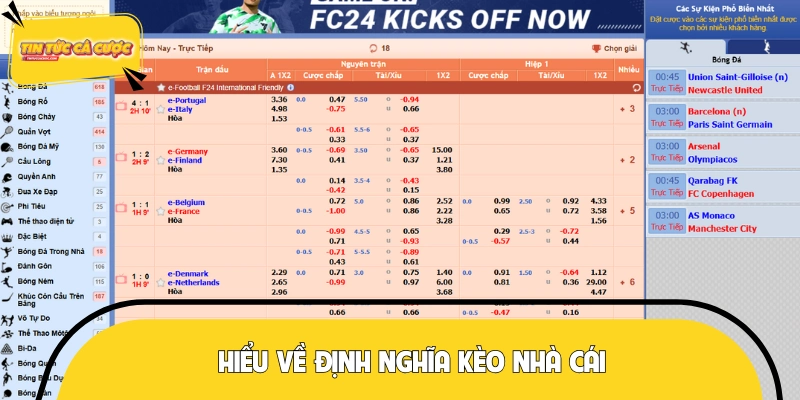 Sơ lược về kèo nhà cái là gì?